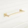 6" Arvo Solid Brass Contemporary Cabinet Pull - Satin Brass, , large image number 0