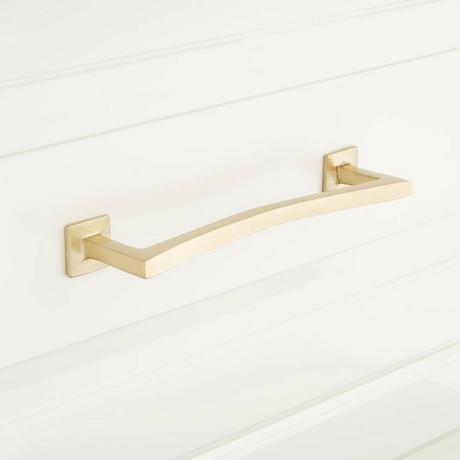 Arvo Solid Brass Contemporary Cabinet Pull