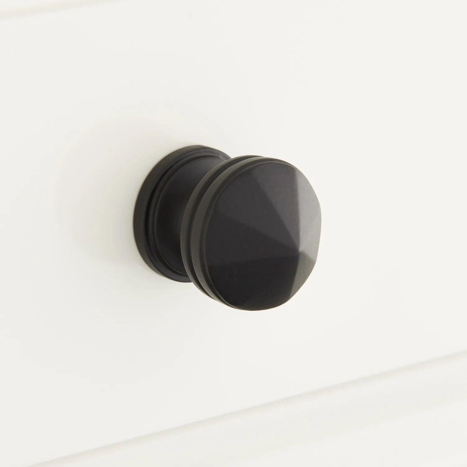 Elkus Solid Brass Round Cabinet Knob | Signature Hardware