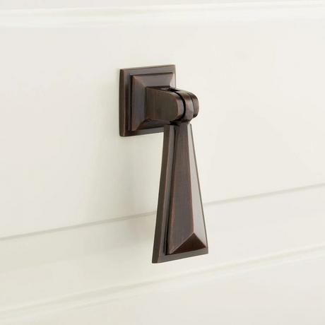 Bresnick Brass Drop-Handle Pendant Pull