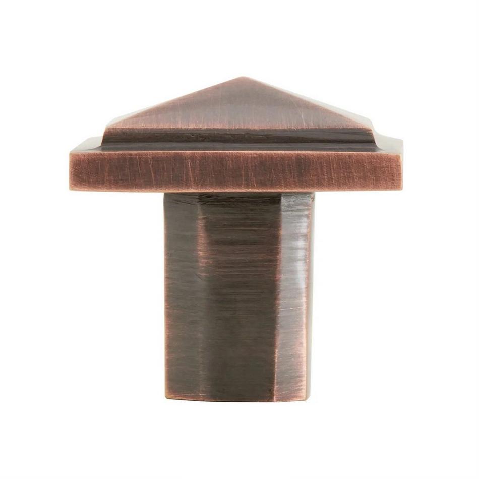 Bresnick Solid Brass Cabinet Knob - Antique Copper, , large image number 1