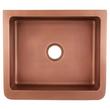 25" Vine Design Copper Farmhouse Sink, , large image number 2