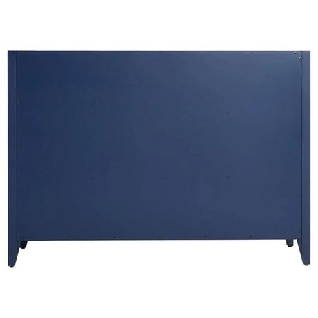 48" Thorton Mahogany Vanity - Navy Blue - Vanity Cabinet Only