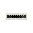 Caselli Brass Floor Register - Brushed Nickel 2-1/4" x 14" (4" x 15-1/2" Overall), , large image number 0