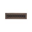 Caselli Brass Floor Register - Oil Rubbed Bronze 2-1/4" x 10" (4" x 11-1/2" Overall), , large image number 0