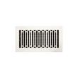 Caselli Brass Floor Register - Polished Nickel 6" x 14" (7-1/2" x 15-3/4" Overall), , large image number 0