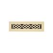 Yuri Brass Floor Register- Brushed Brass 2-1/4" x 10" (4" x 11-1/2" Overall), , large image number 0