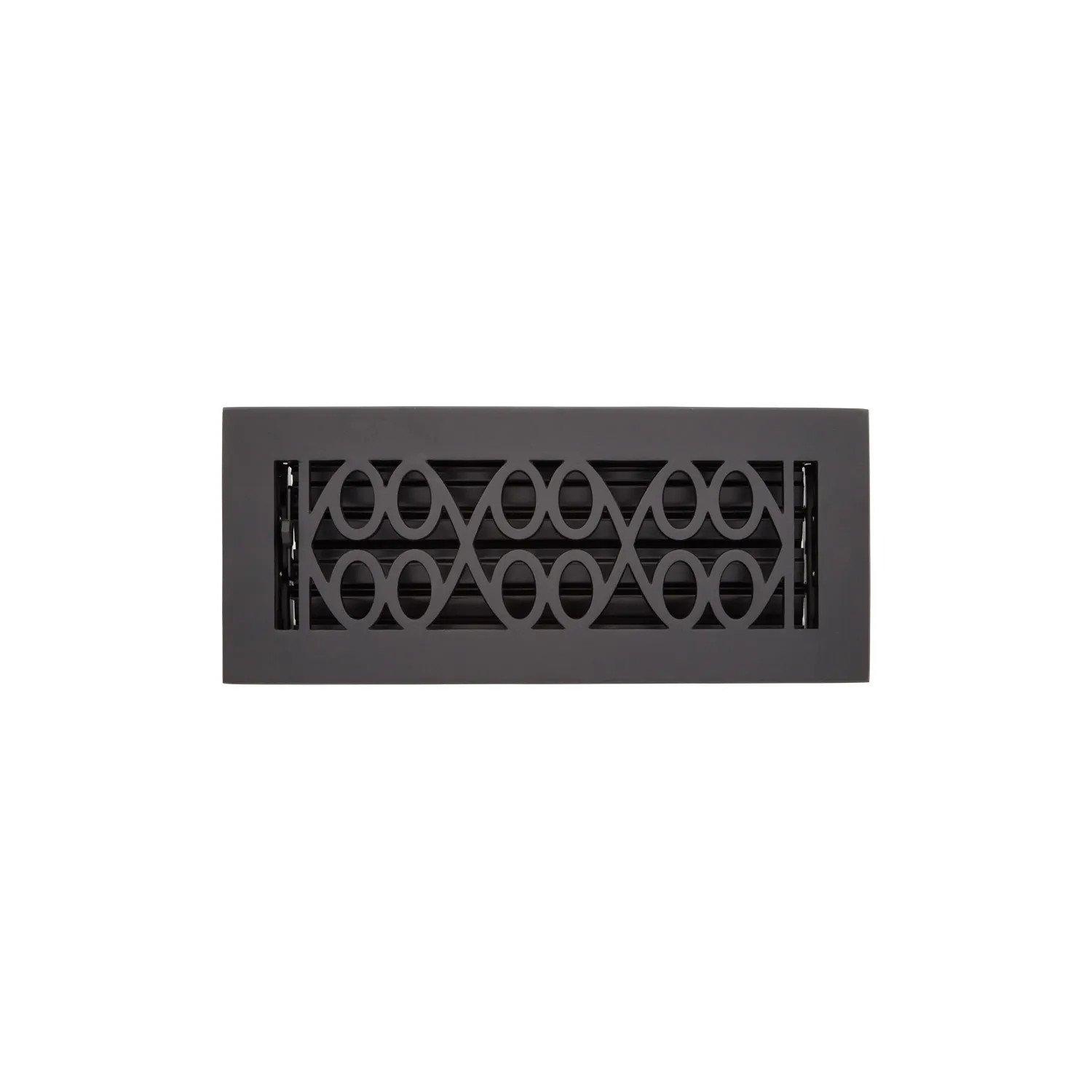 Yuri Cast Iron Floor Register - Black 4