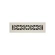 Farina Brass Floor Register - Brushed Nickel 2-1/4" x 14" (4" x 15-1/2" Overall), , large image number 0