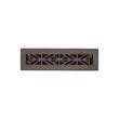 Farina Brass Floor Register - Oil Rubbed Bronze 2-1/4" x 10" (4" x 11-1/2" Overall), , large image number 0
