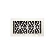 Farina Brass Floor Register - Polished Nickel 6" x 14" (7-1/2" x 15-3/4" Overall), , large image number 0