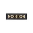 Victorian Brass Floor Register-Antique Matte Brass / Black 2-1/4" x 12" (4" x 13-1/2" Overall), , large image number 0