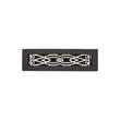 Victorian Brass Floor Register-Antique Brushed Nickel / Black 2-1/4" x 12" (4" x 13-1/2" Overall), , large image number 0