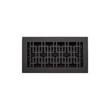 Kilby Cast Iron Floor Register - Black 6" x 14" (7-1/2" x 15-3/4" Overall), , large image number 0