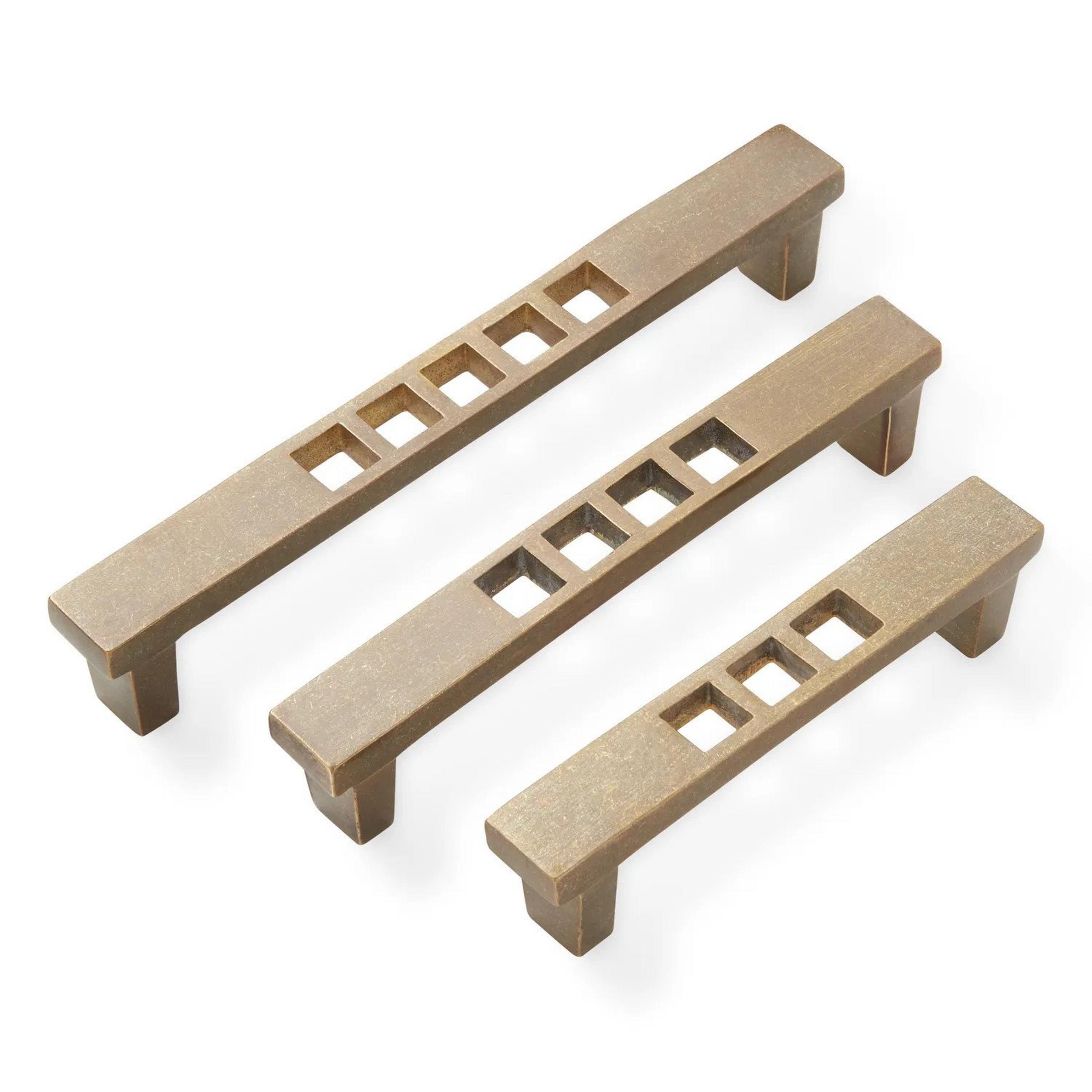 Bosset Solid Bronze Pull Signature Hardware