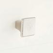 Emmitt Iron Square Cabinet Knob - Antique Nickel, , large image number 0