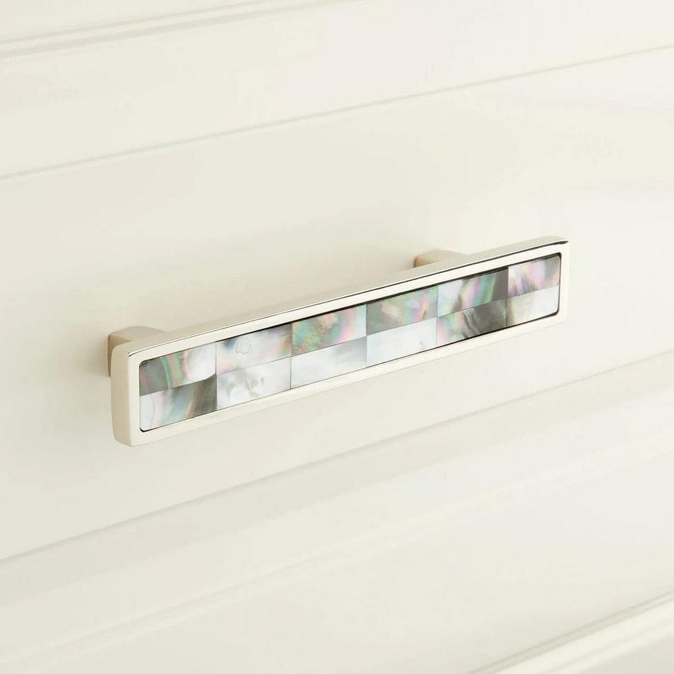 Kumano Black Mother-of-Pearl Drawer Pull, , large image number 0