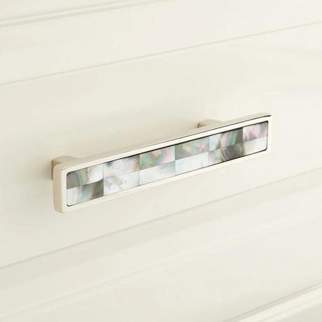 Kumano Black Mother-of-Pearl Drawer Pull