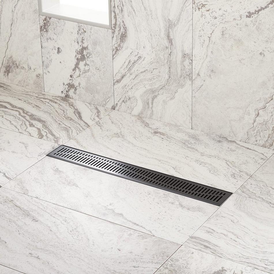 Rowland Linear Shower Drain with Drain Flange, , large image number 0