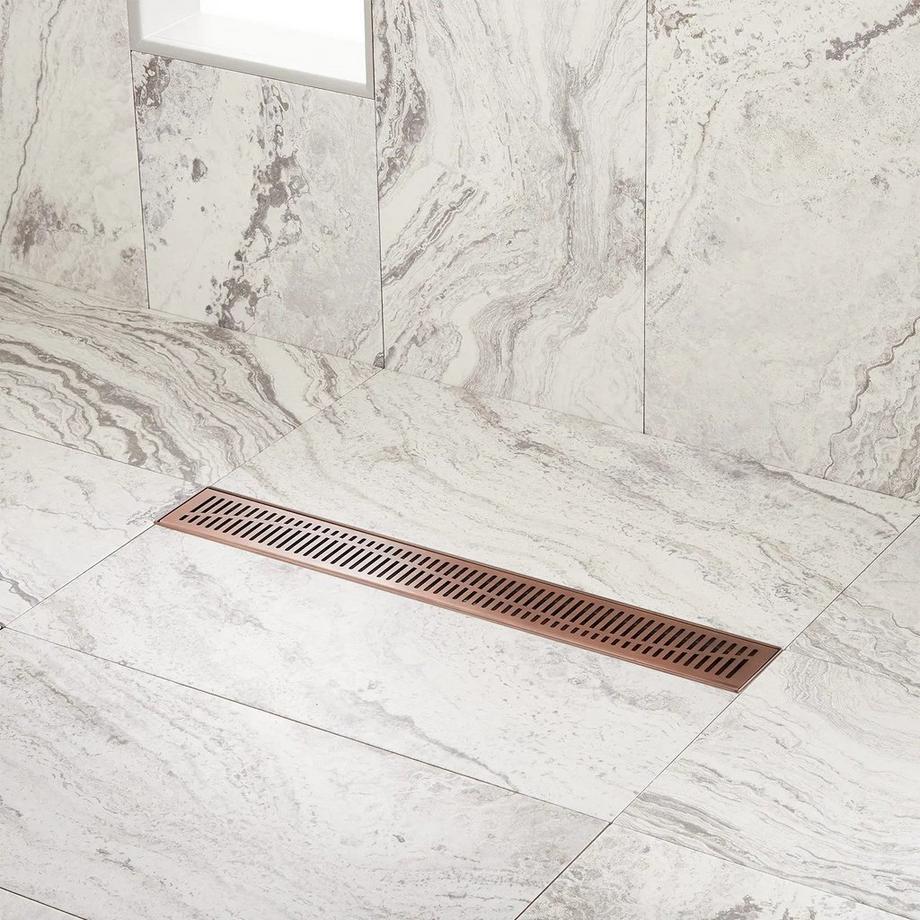 Linear Shower Drains, Trough Shower Drains Signature Hardware Signature Hardware