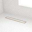 48" Cohen Linear Tile-In Shower Drain - Polished Brass, , large image number 4