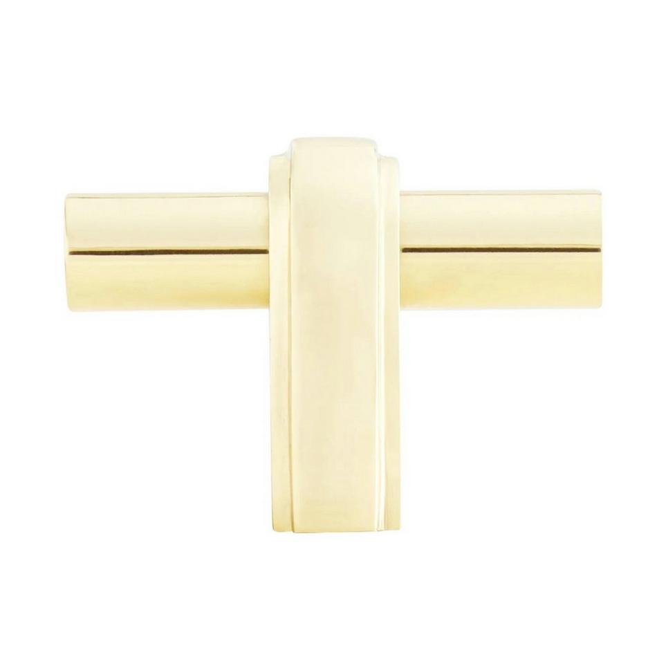 Imun Solid Brass Cabinet Knob - Polished Brass, , large image number 1