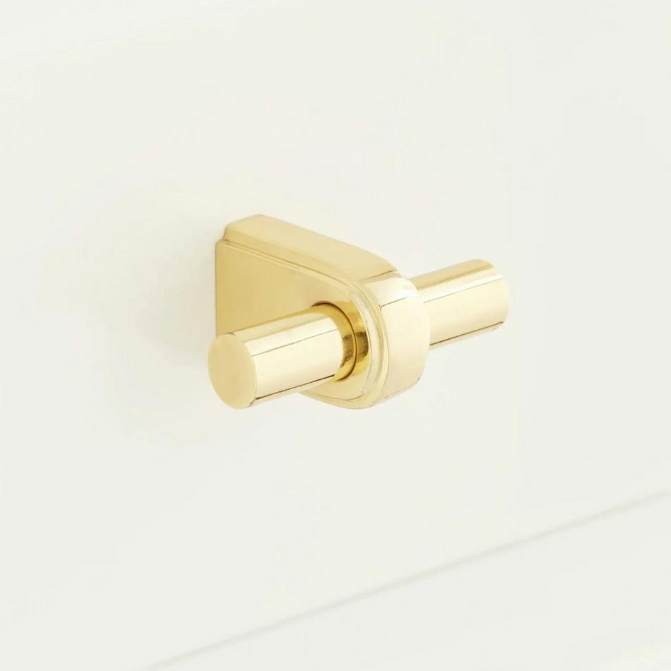 Imun Solid Brass Cabinet Knob - Polished Brass, , large image number 0