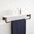 Watts Towel Bar with Shelf Brackets - Oil Rubbed Bronze, , large image number 0