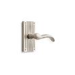 Shima Brass Dummy Interior Door Set - Lever Handle - Right Hand - Brushed Nickel, , large image number 0