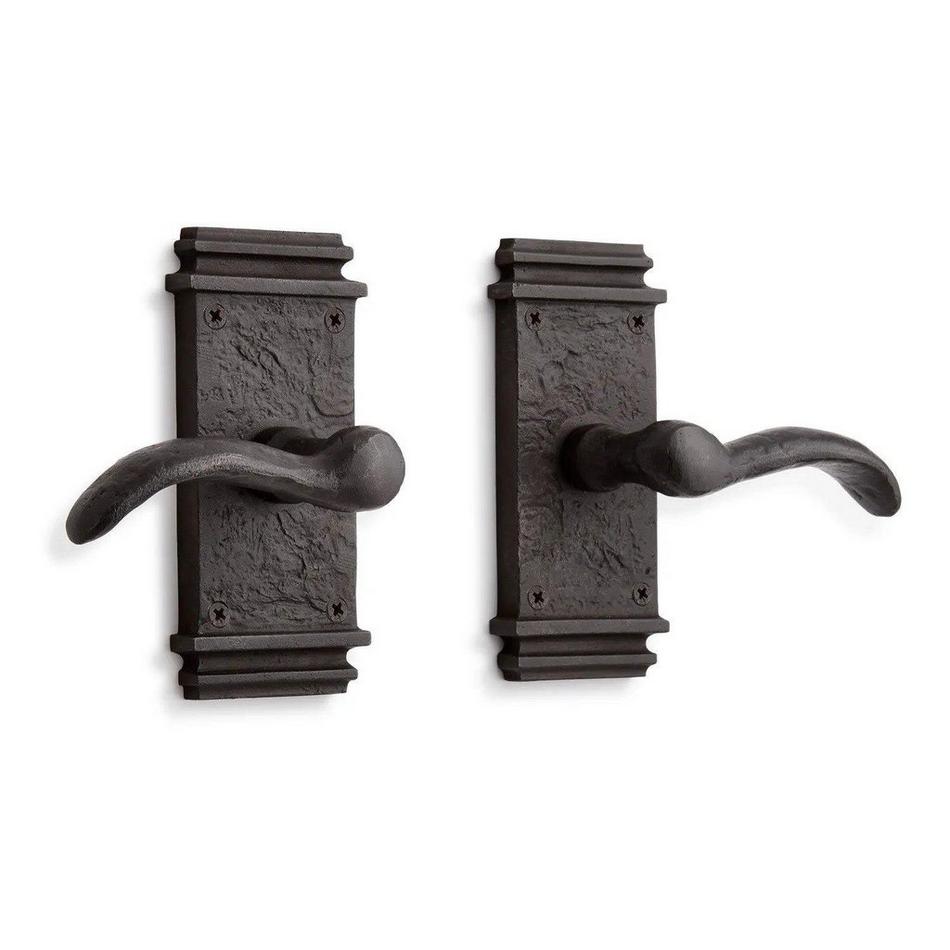 Griggs Bronze Passage Interior Door Set - Lever Handle - 2-3/8" Backset - Left Hand - Dark Bronze, , large image number 0