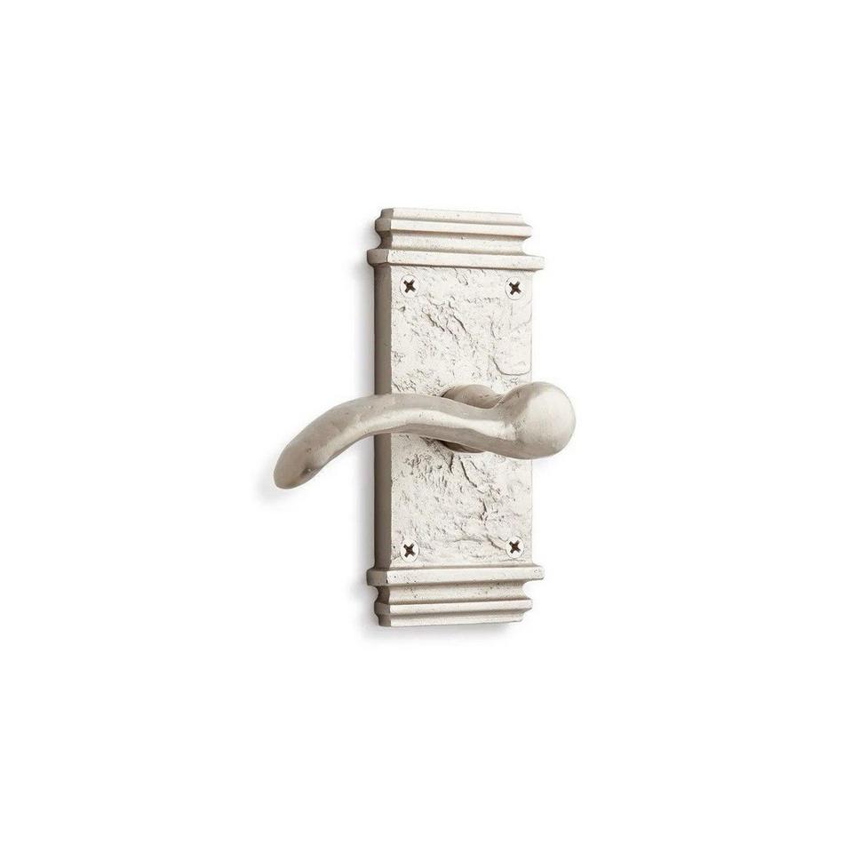 Griggs Brass Dummy Interior Door Set - Lever Handle - Left Hand - Brushed Nickel, , large image number 0