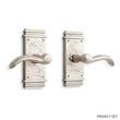 Griggs Brass Privacy Interior Door Set - Lever Handle - 2-3/8" Backset- Right Hand - Brushed Nickel, , large image number 0