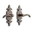 Cousteau Bronze Passage Interior Door Set-Lever Handle-2-3/4" Backset - Left Hand - Antique Pewt, , large image number 0
