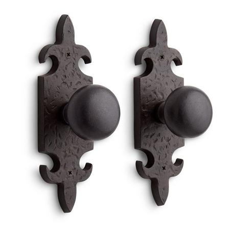 Cousteau Solid Bronze Interior Door Set - Knob - Passage