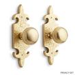 Cousteau Solid Brass Interior Door Set - Knob - Privacy, , large image number 0