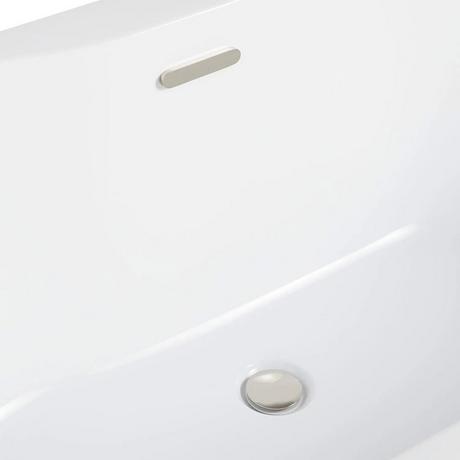 65" Boyce Acrylic Freestanding Tub with Trim