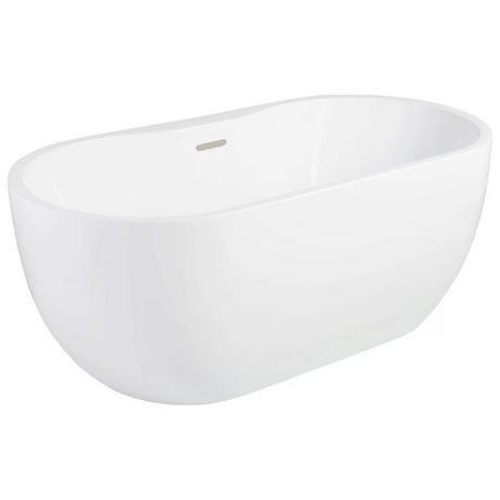 65" Boyce Acrylic Freestanding Tub with Trim
