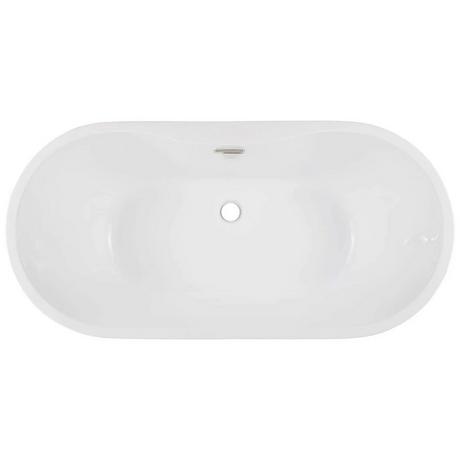 65" Boyce Acrylic Freestanding Tub with Trim