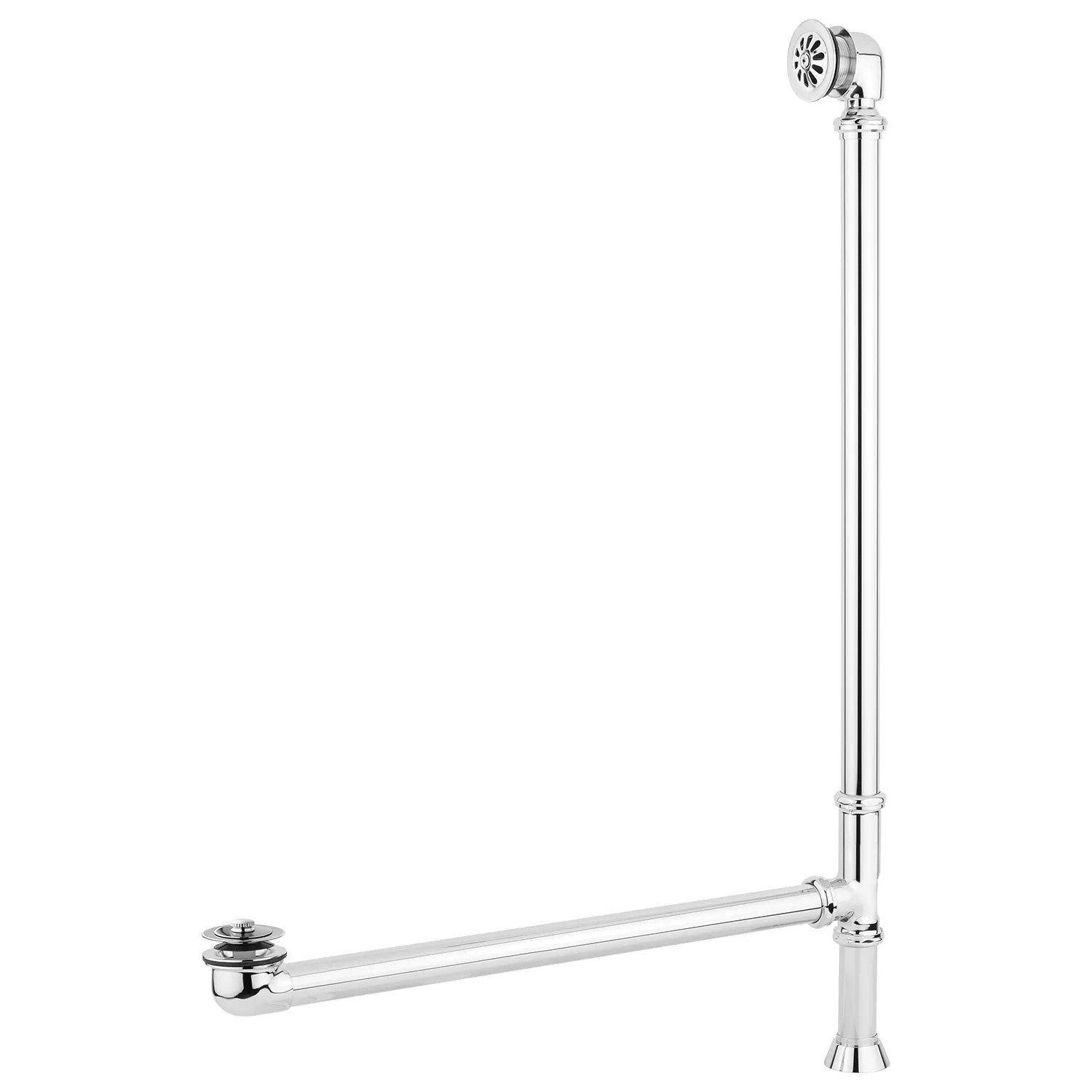 SENTO Chrome Lift and Turn Bathtub Drain Assembly Stopper Kit, Fit