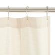 Cotton Shower Curtain - Cream, , large image number 1