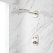 Luna Simple Select Thermostatic Shower System with 3-Function Shower Head - Brushed Nickel, , large image number 0