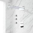 Hollyn Simple Select Thermostatic Shower System with Dual-Function Shower Head & 3 Body Jets, , large image number 0