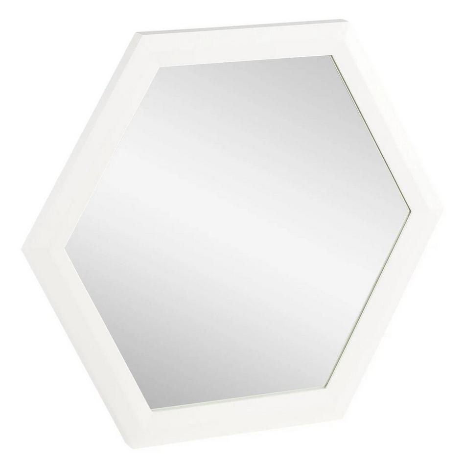27" Radke Mahogany Vanity Mirror - White, , large image number 1