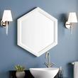 27" Radke Mahogany Vanity Mirror - White, , large image number 0