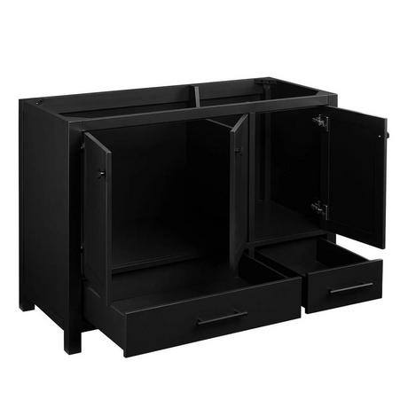48" Radke Mahogany Vanity - Black - Vanity Cabinet Only