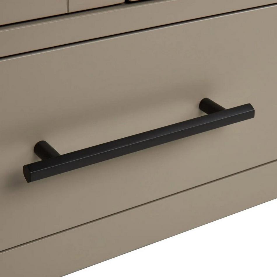 60" Radke Mahogany Vanity for Rectangular Undermount Sinks - Shoreline Gray, , large image number 5