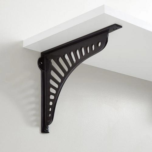 Marsden Solid Bronze Shelf Bracket in Dark Bronze