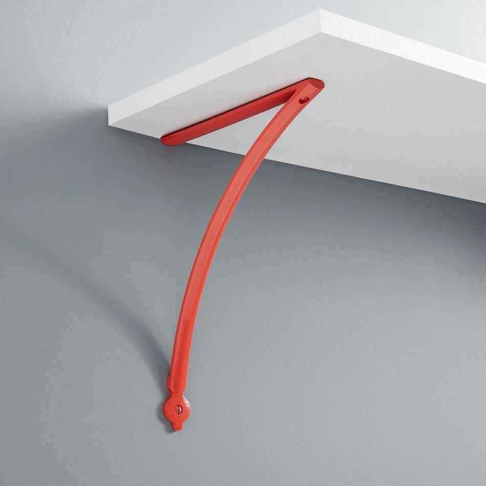 8" Keeton Cast Iron Shelf Bracket - Coral, , large image number 0