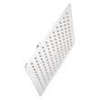 Modern Square Rainfall Shower Head with Rounded Corners - 2.5 GPM, , large image number 1