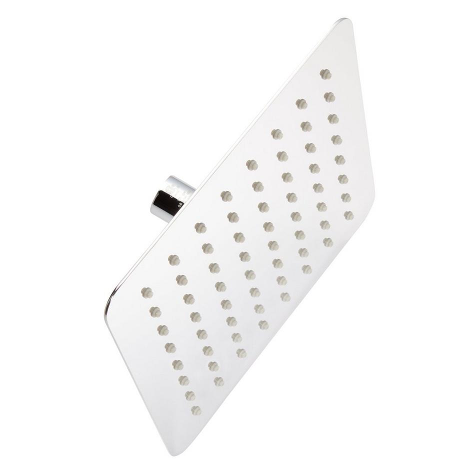 Modern Square Rainfall Shower Head with Rounded Corners - 2.5 GPM, , large image number 5